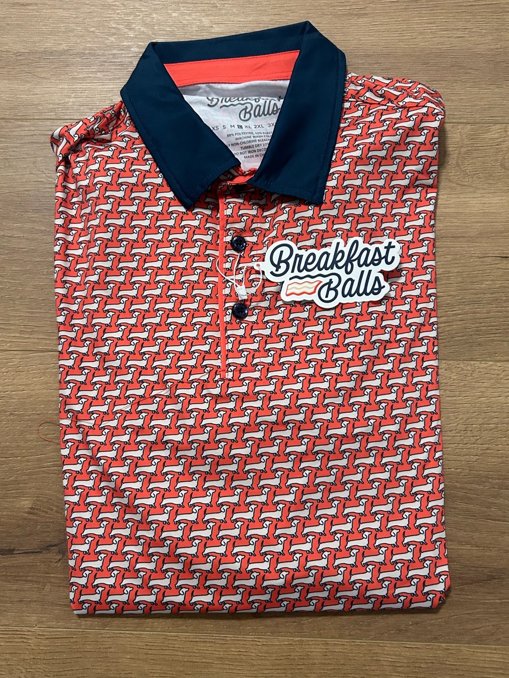 Dachshund men’s golf shirt